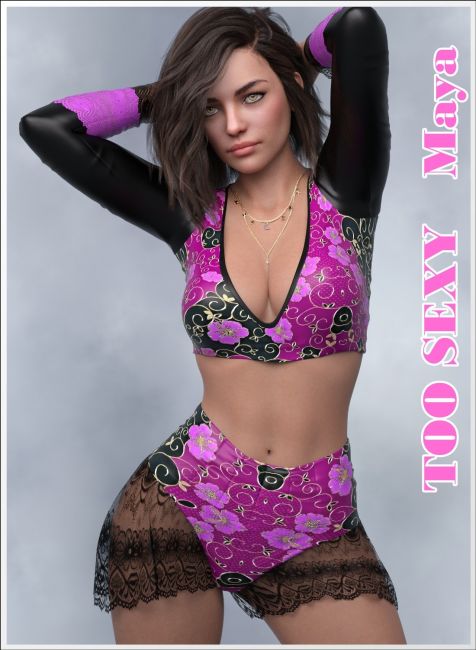 Too Sexy - Maya  3d Models for Daz Studio and Poser
