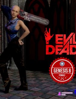 Female Evil Dead Ash Outfit for G8F