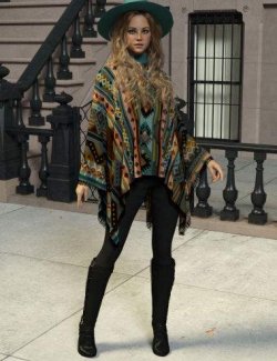 dForce Urban Fall Style Outfit for Genesis 9