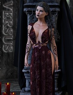 VERSUS- dForce Abyss Dress Genesis 8-8.1F and G9