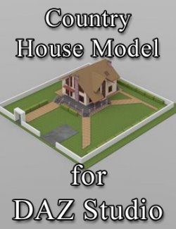 Country House Model for DAZ Studio