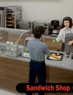 Sandwich Shop for DAZ Studio