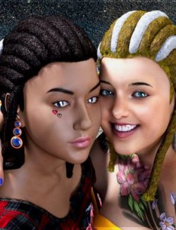 Masamune Dreadlocks for Genesis 8 Female