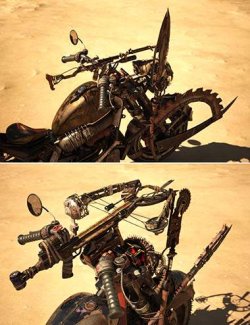 XI Modular Post Apocalyptic Motorcycle Weapons