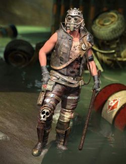 XI Wasteland Militant Outfit for Genesis 9