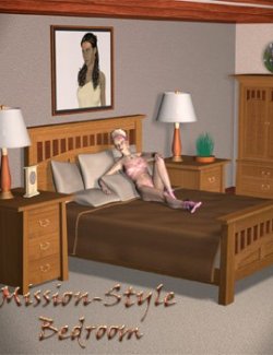 Mission-Style Bedroom Set