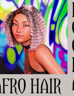 Noona Teen + Afro Hair for Genesis 8 Female