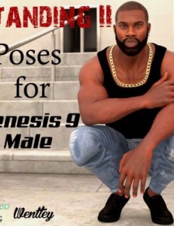 Standing Poses II for Genesis 9 Male