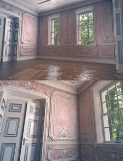 Rococo Revival Walls Vignette Kit Textures