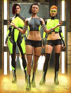 M3D Cyber Skin Outfit for Genesis 9