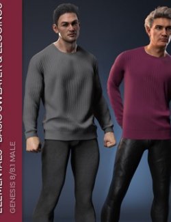 CGI Elementals- Basic Sweater & Leggings for Genesis 8-8.1 Males
