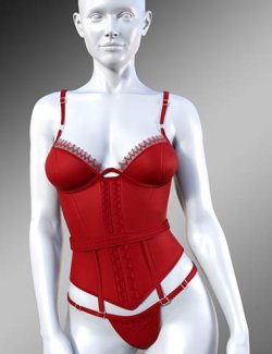 X-Fashion Charmed Corset Set for Genesis 9