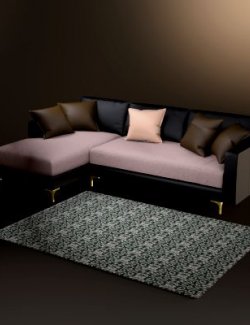 AQ3D Unique Sofa With Carpet