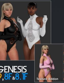 Slide3D Bodysuit and Gloves G9, G8F, G8.1F and Texture Addon