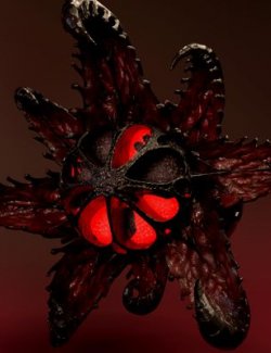 Black Core Death Flower
