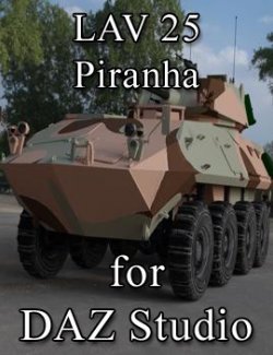 LAV 25 Piranha for DAZ Studio