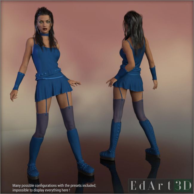 Sexy Bikini 1 for G9 and V9 (Extended License) - Daz Content by EdArt3D