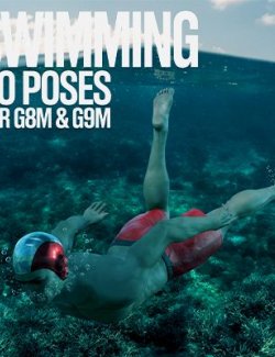 Swimming Genesis 8 and 9 Male - Pose Pack