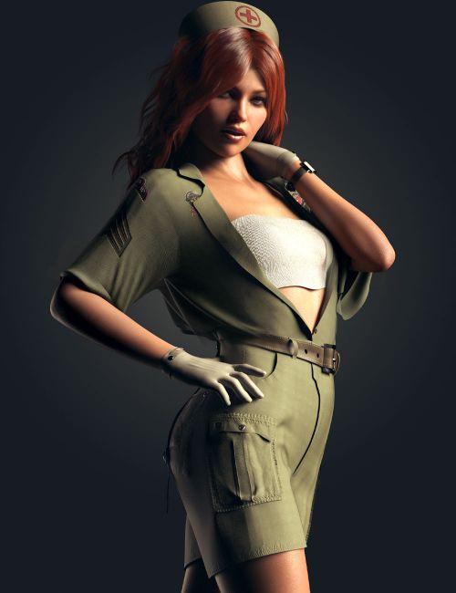 Marvelous Designer Female Tactical Outfit. 2024 - Free Daz 3D Models