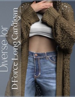 Diverse for D-Force Long Cardigan