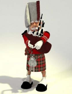 Scottish Santa for Poser