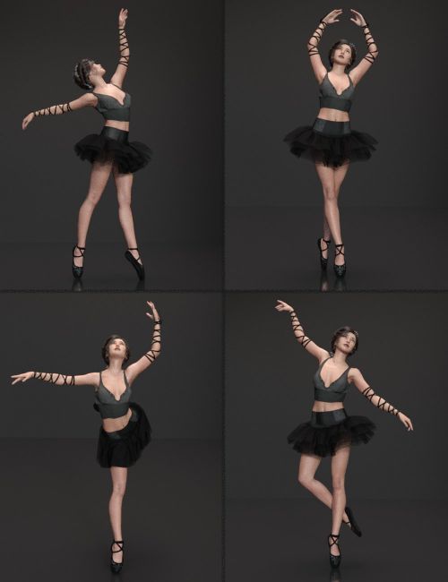 Female Ballet Dancer Reference Pose Mega Pack