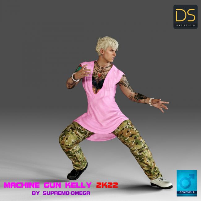 Bad Bunny 2K23 for G8 Male  3d Models for Daz Studio and Poser