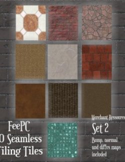 10 Seamless Tiling Tiles Set 2