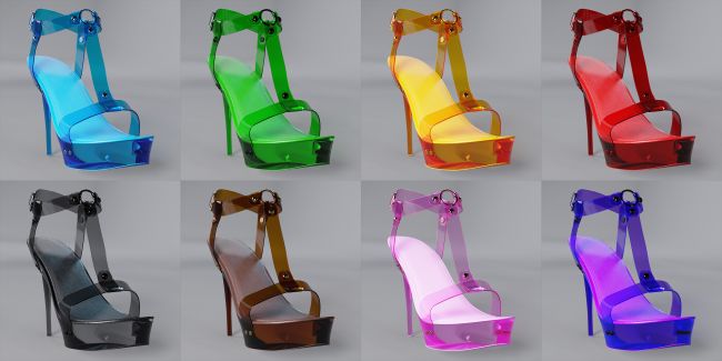 Tris High Heels for Genesis 9 and 8 Female