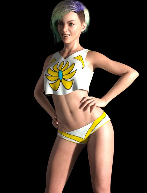 Princess of Power for G8F Underoos  3d Models for Daz Studio and Poser