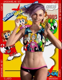 G8F Underoos: Gotta Wear 'Em All (! No Add-ons) 2024 - Free Daz 3D Models