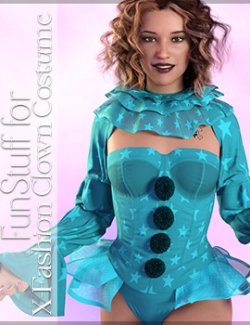 FunStuff for X-Fashion Clown Costume for Genesis 8 Female(s)