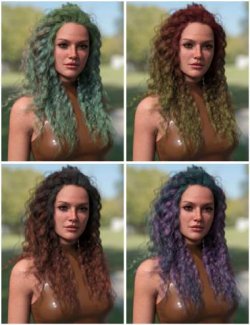 Flipped Curls Hair Color Expansion