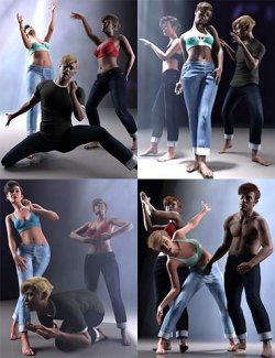 Dancing Poses  3d Models for Daz Studio and Poser