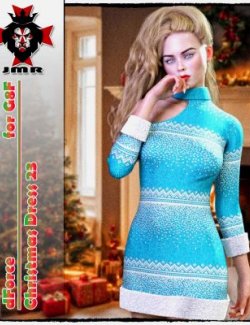 JMR dForce Christmas Dress 23 for G8F