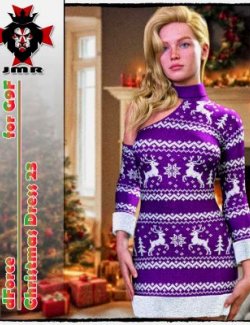 JMR dForce Christmas Dress 23 for G9F