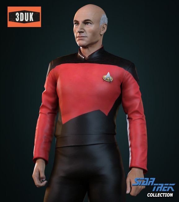 TNG Picard For G8M | 3d Models for Daz Studio and Poser