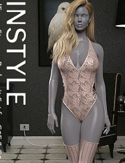 InStyle- dForce Strappy Bodysuit Set for G8F & G9