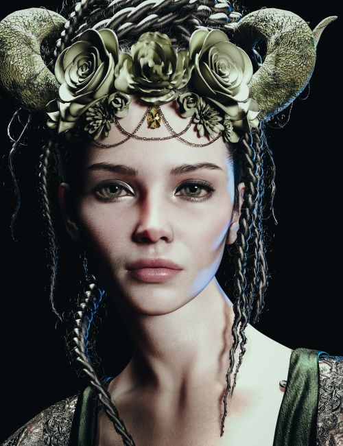 CB Lores Headdress for Genesis 9 | 3d Models for Daz Studio and Poser