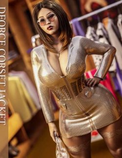 dForce Corset Jacket for Genesis 8 Female(s)