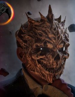 Demonic Mask for Genesis 8 Male