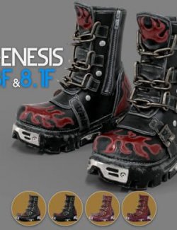 Slide3D Heavy Boots G8,8.1F
