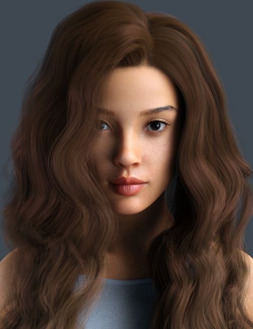 dForce PS Cintia Hair for Genesis 9 | 3d Models for Daz Studio and Poser