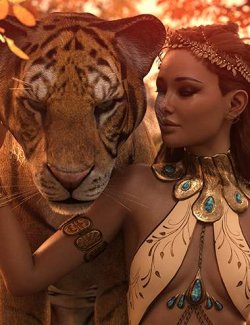 Feline Essence Poses for Genesis 9 and Tiger