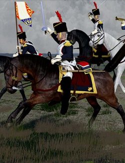 Napoleonic French Grenadier Guard Cavalry for G8M