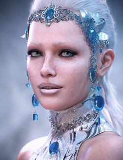 TF Ice Queen Jewlery Set for Genesis 9