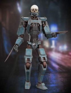 Sci-Fi Armageddon Robot