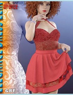 dForce Elegance Dress Elin for Genesis 8 Female