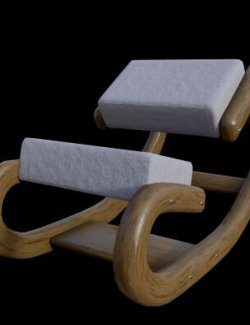 Ergonomic Kneeling Chair (Wooden)