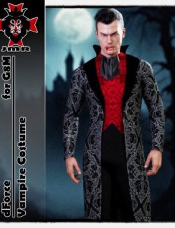 JMR dForce Vampire Costume for G8M